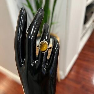 Handcrafted Sterling Silver Tiger Eye Ring